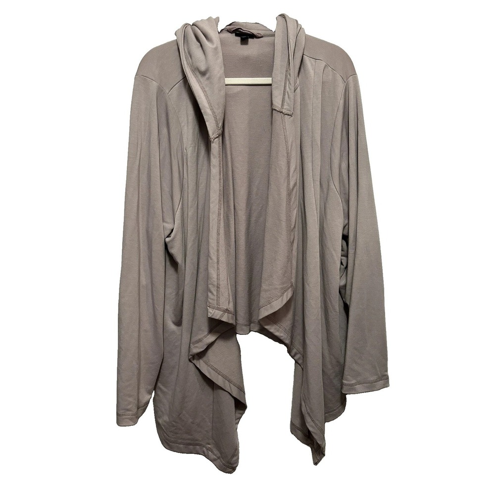 Torrid Womens 5X Hooded Drape Cardigan Sweater Active Top Lilac Purple Plus